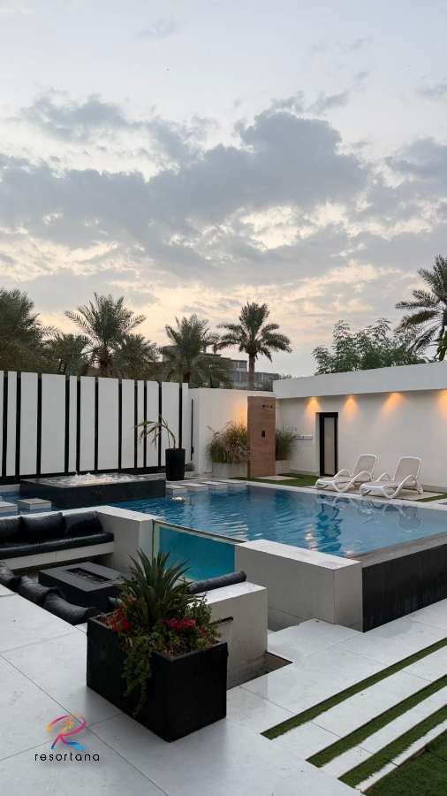 شاليه راقي بجلسات خارجية vip